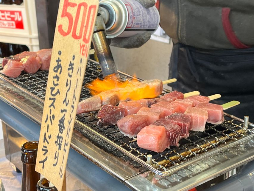 Tokyo: Tsukiji Fish Market Tour with 6 Stops & Seafood Lunch - Donburi lunch in Tsukiji