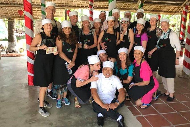Traditional Cooking Class with Basket Boat Ride and market Tour - The Bay Mau basket boat ride