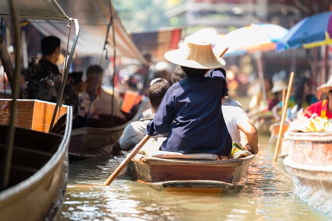 Train & Floating Market Food Adventure + Scenic train ride - Two markets, one early start from Bangkok