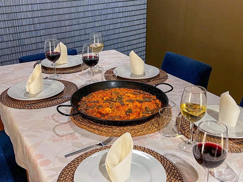 Valencia: Paella Cooking Class with Central Market Tour - The Venue and Cooking Setup