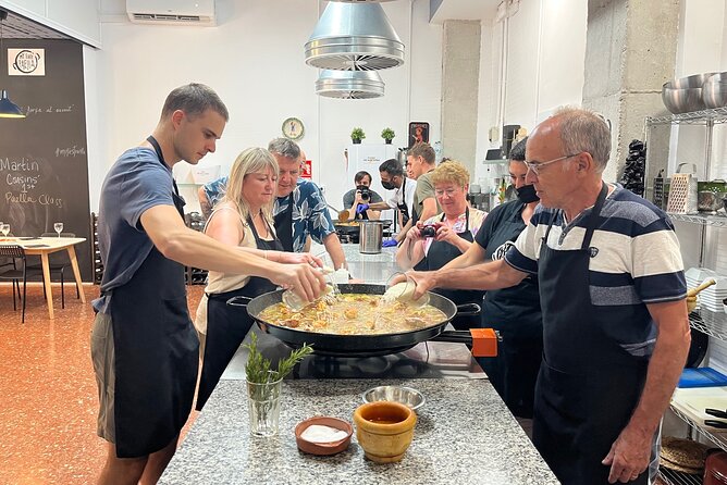 Valencian paella cooking class, tapas and visit to Ruzafa market. - Eating the paella you helped prepare