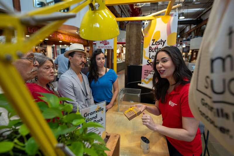 Vancouver: Granville Island Market Tour with Tastings - Seafood, cheese, bread, and sweets in one route