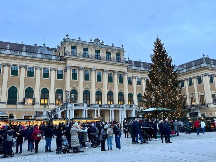 Vienna: Schönbrunn Palace & Christmas Market Walking Tour - Skip-the-line access is useful, but arrive early